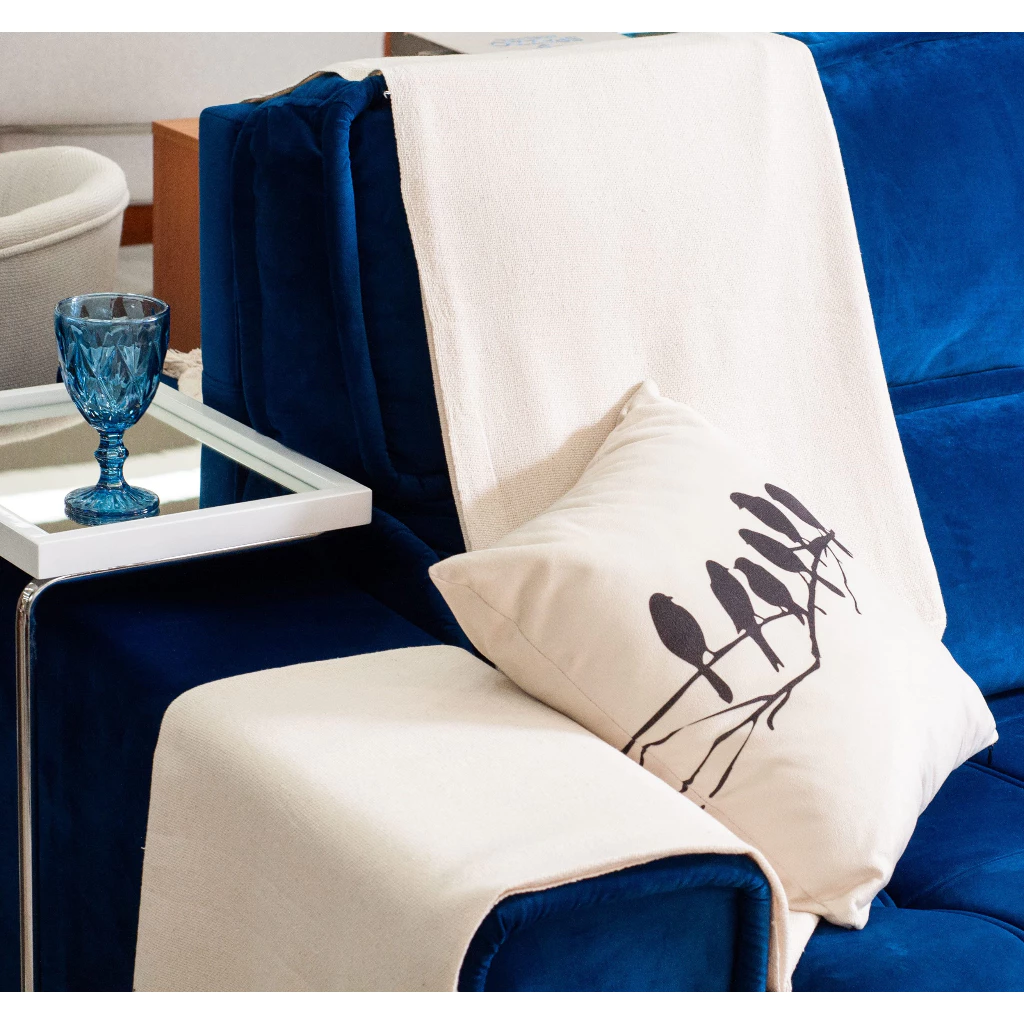 Manta Para Sofá Luxo 120x210