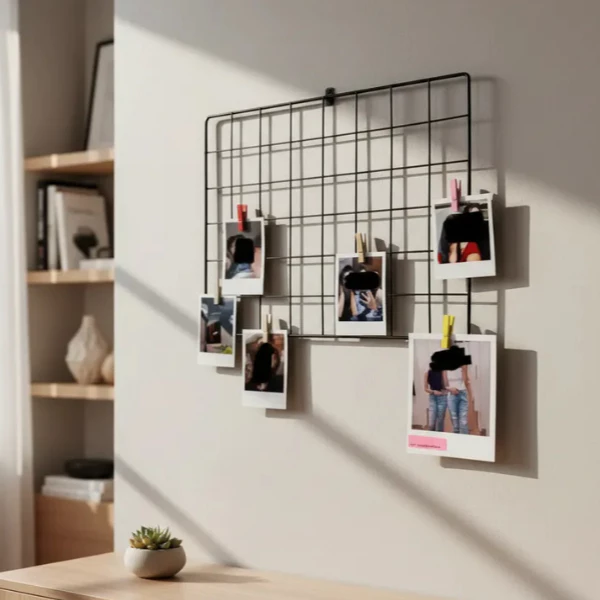 Memory Board Com Led + Mini Prendedores e Suporte de Parede