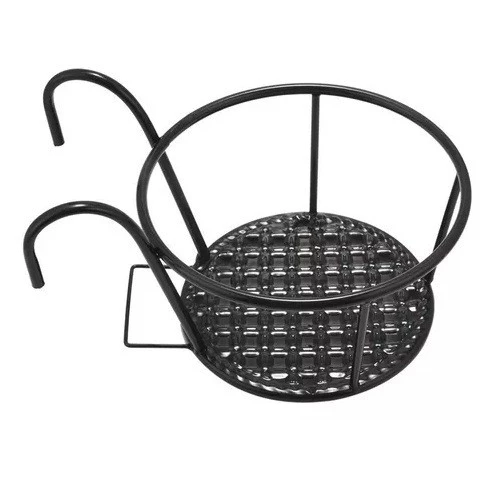 Suporte para Vasos de Flores de Parede em Metal