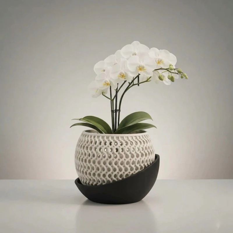 Vaso para Orquídea com Furo de Drenagem