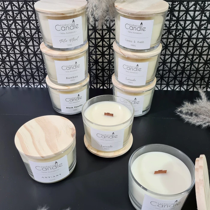 Vela Aromática 100g Perfumada Decorativa Vegetal