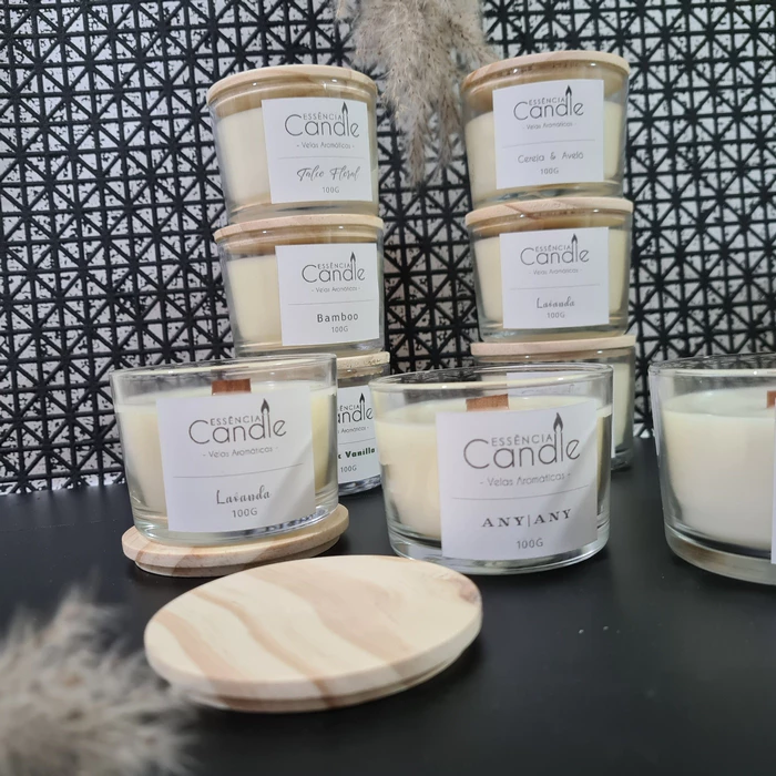 Vela Aromática 100g Perfumada Decorativa Vegetal