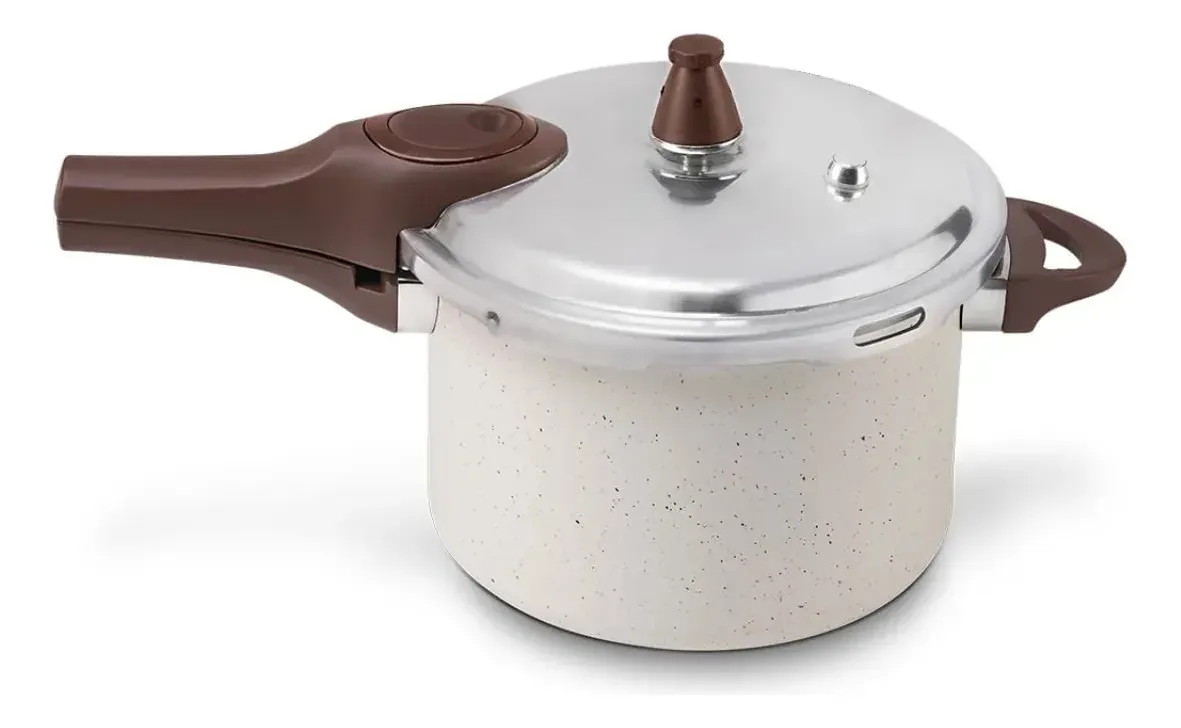 Panela de Pressão Brinox 4,2L Bege Vanilla