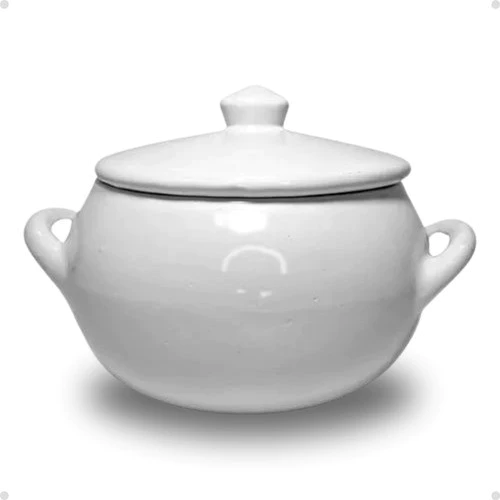 Receita de Sopa de Legumes Caseira — Leve, Cheirosa e que Rende Bem 1 Cumbuca Sopeira Tigela Cerâmica Porcelanada 1L Sopa