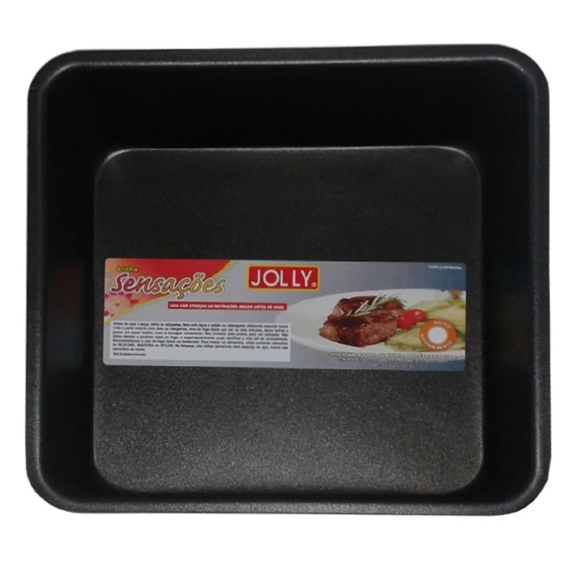 Forma Assadeira Funda Anteaderente Forninho Air Fryer Jolly