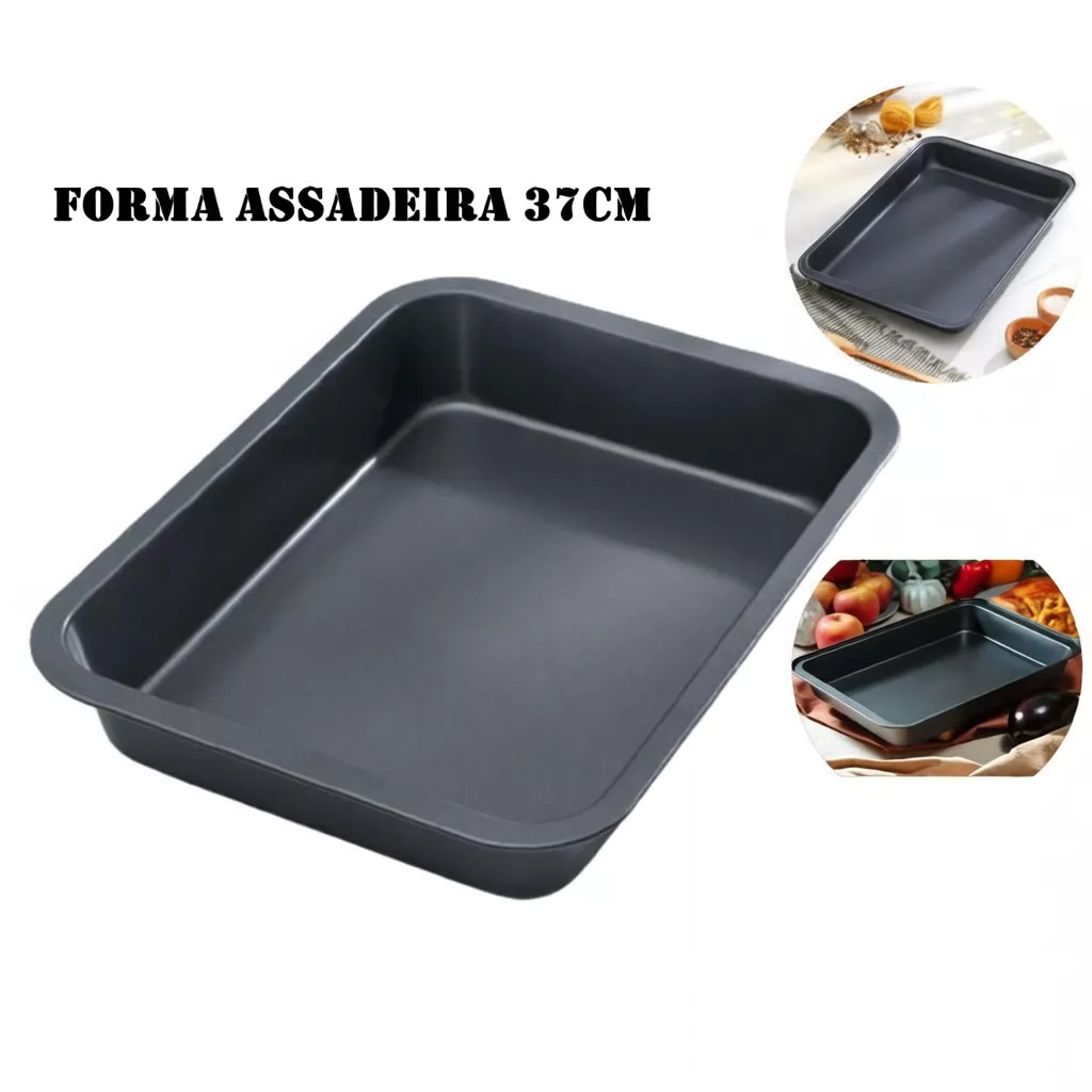 Forma Assadeira Retangular Antiaderente