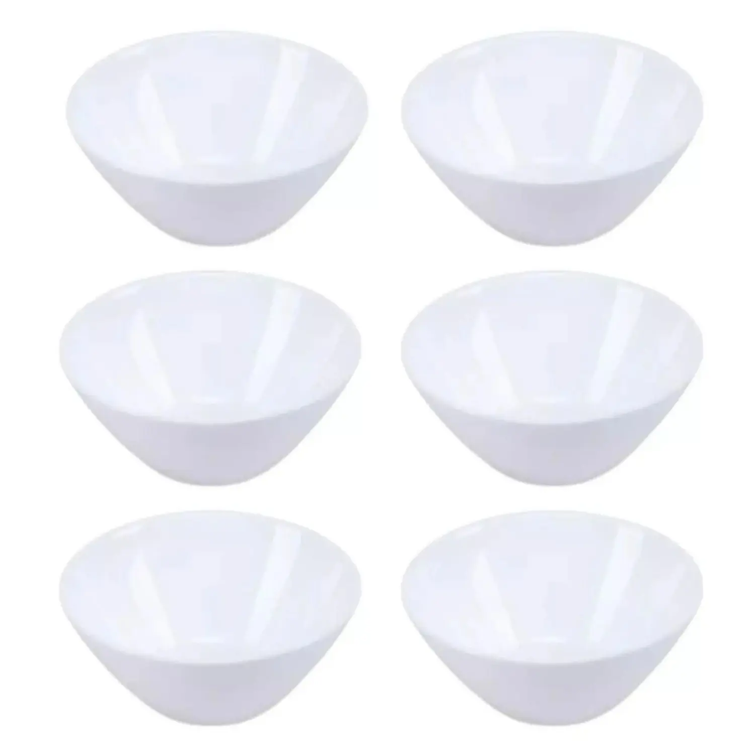 Kit 6 Tigelas Opaline Duralex de Vidro 390ml para caldos e sobremesa