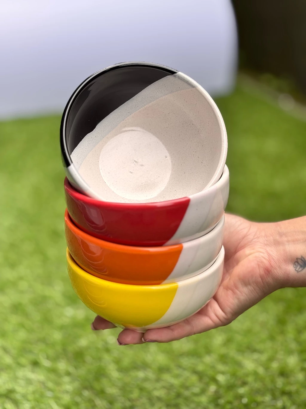 Arroz-Doce Cremoso da Vovó — como fazer a Receita Perfeita de Arroz de Leite 2 Kit Bowl Cerâmica Premium Bicolor - Cumbuca 400ml