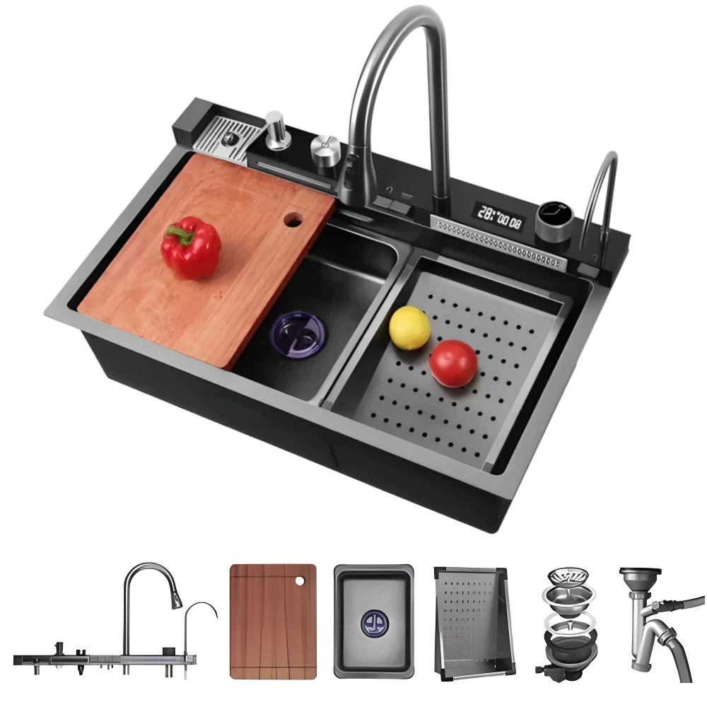 Kit Cuba Gourmet Para Pia de Cozinha Com torneira Flexivel 02 Casa das Tres Marias
