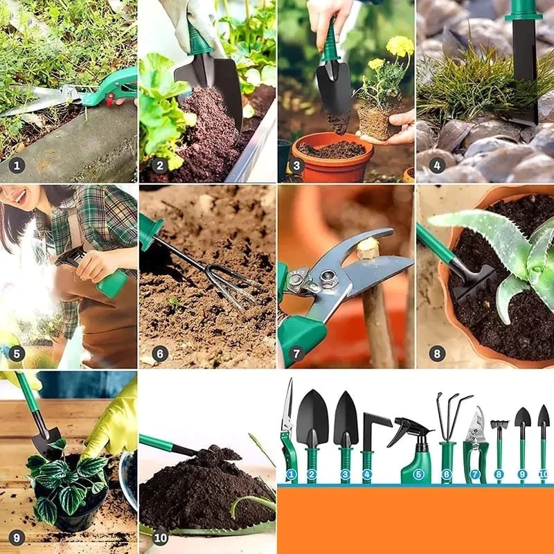 Kit Para Jardinagem Jardim Jogo Ferramentas
