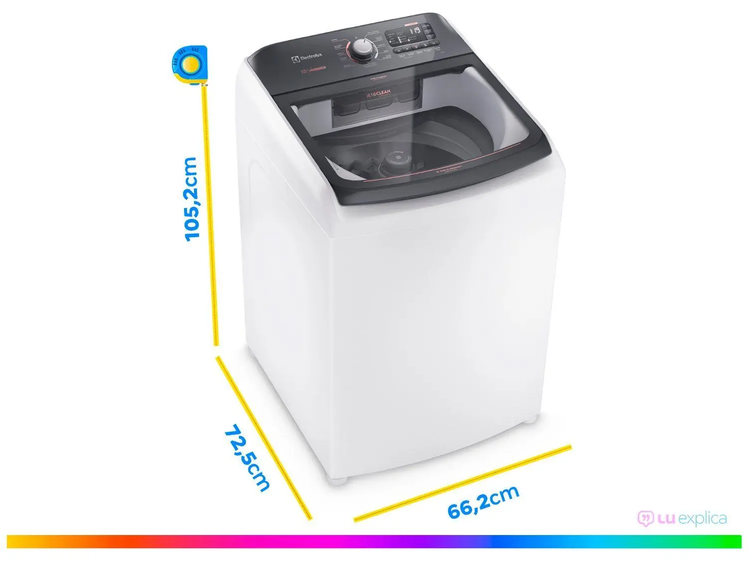Lavadora de Roupas Electrolux 15kg 03 Casa das Tres Marias