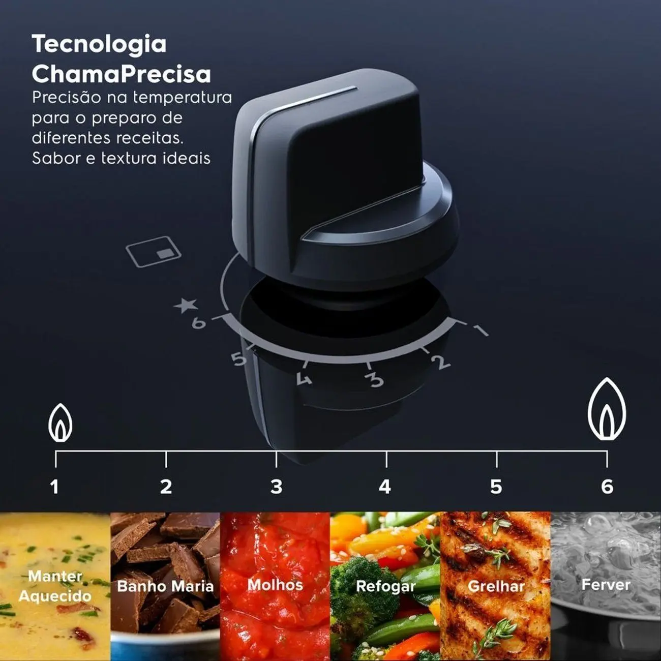Cooktop 4 Bocas a Gas GLP Electrolux Mesa de Vidro Tripla 03 Casa das Tres Marias