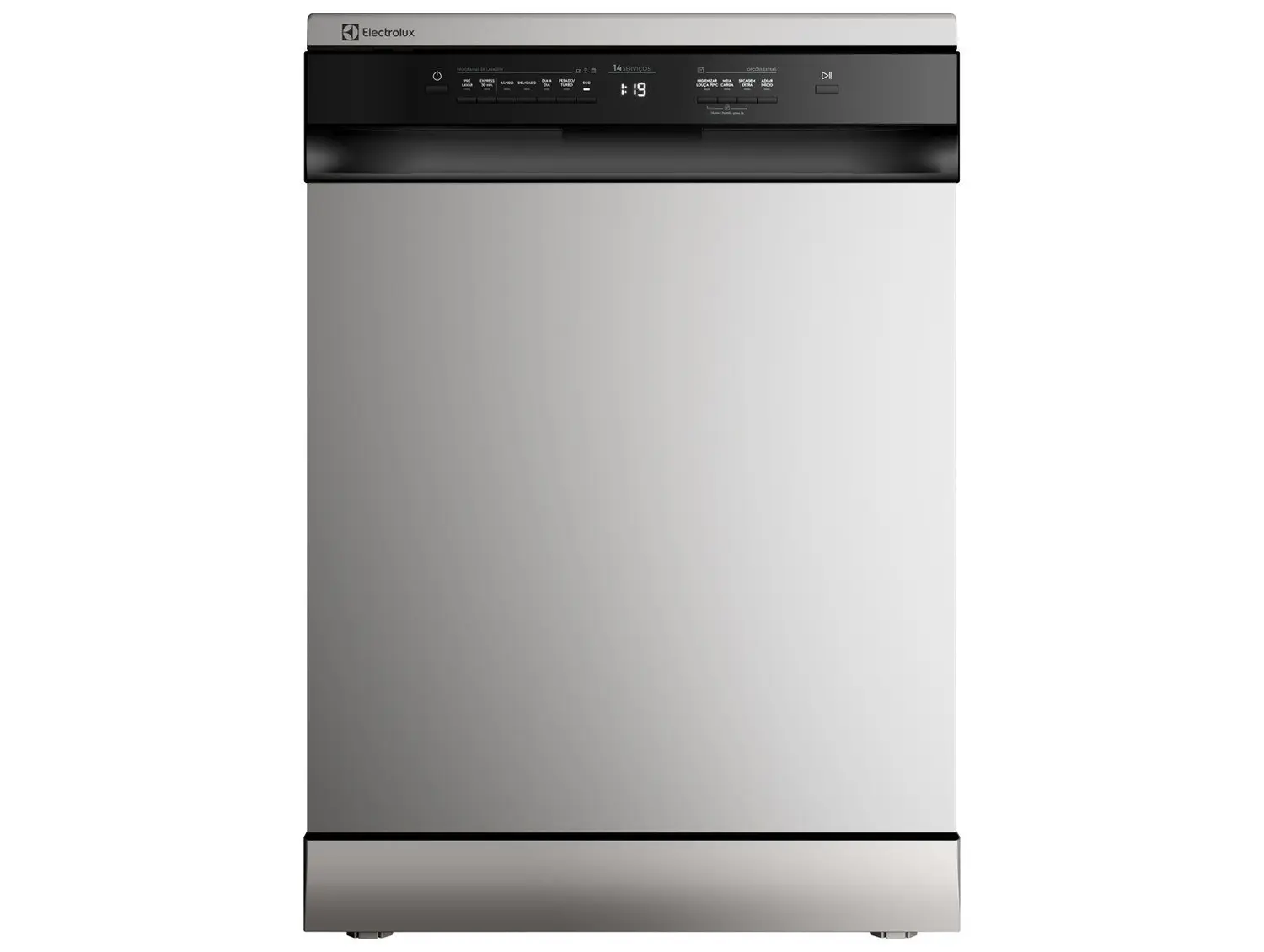 Lava loucas Electrolux 14 Servicos com Funcao Higienizar LS14E Prata 01 Casa das Tres Marias