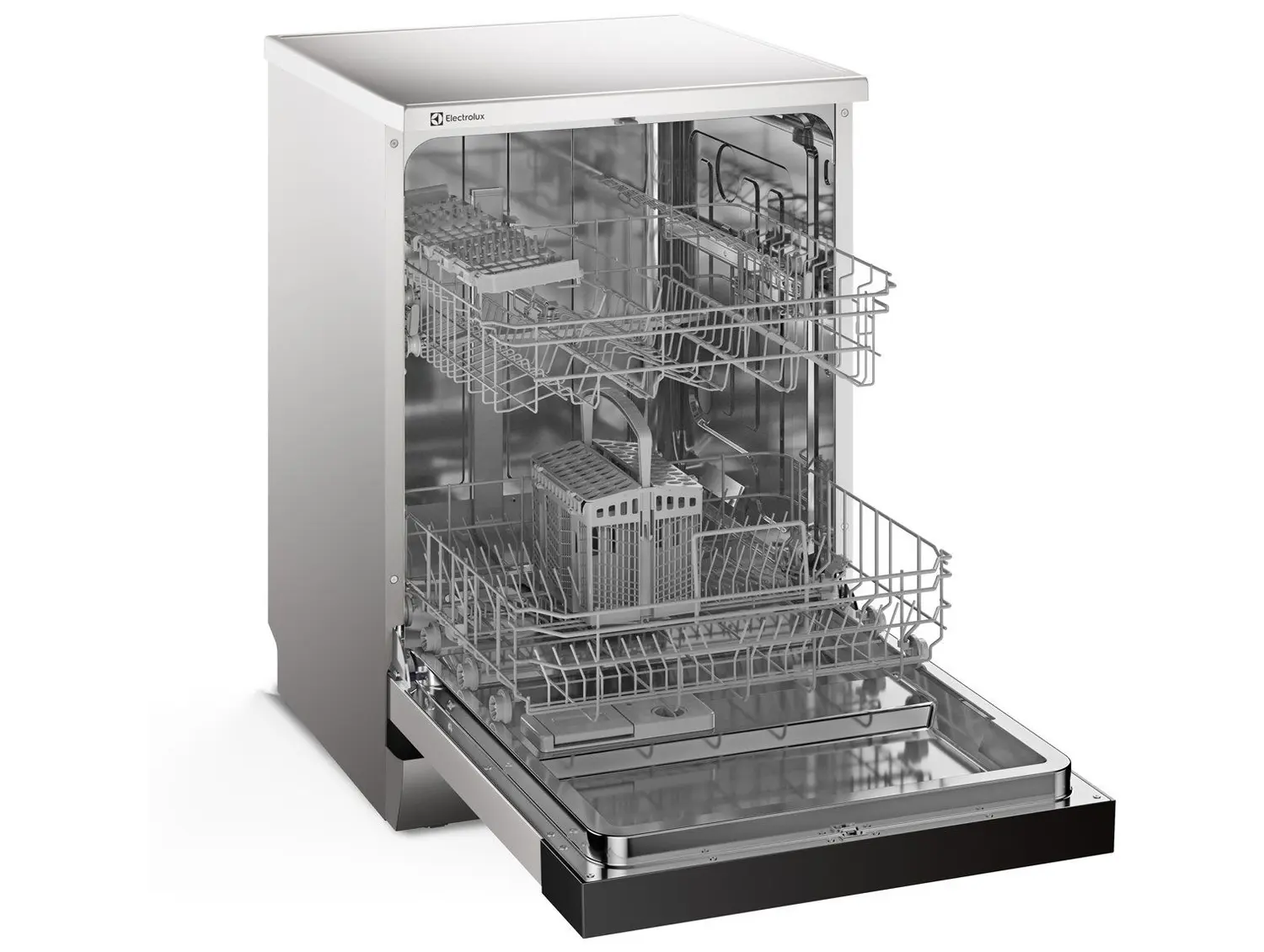 Lava loucas Electrolux 14 Servicos com Funcao Higienizar LS14E Prata 03 Casa das Tres Marias