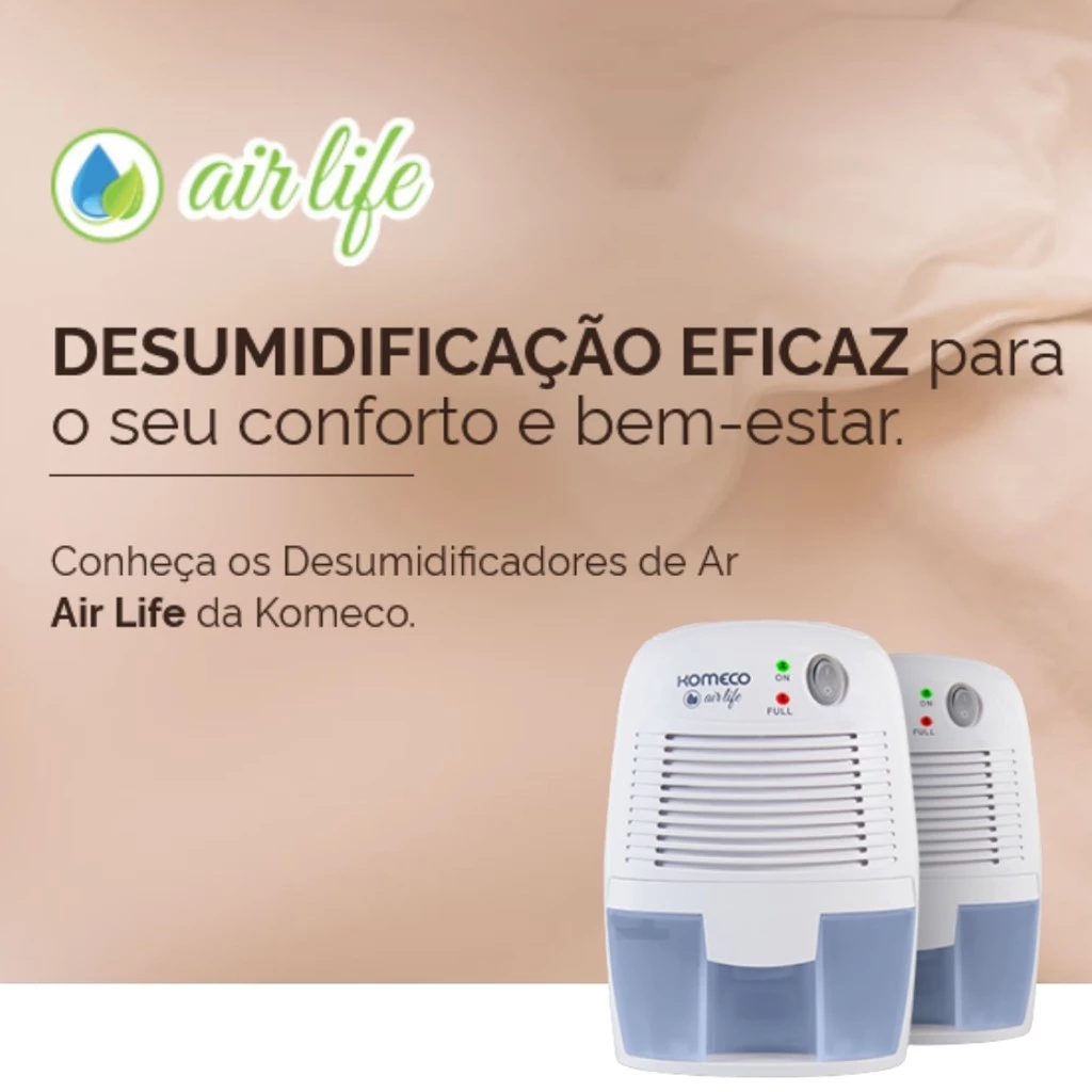 Desumidificador De Ar Antimofo KDP 250 G1 Bivolt Komeco