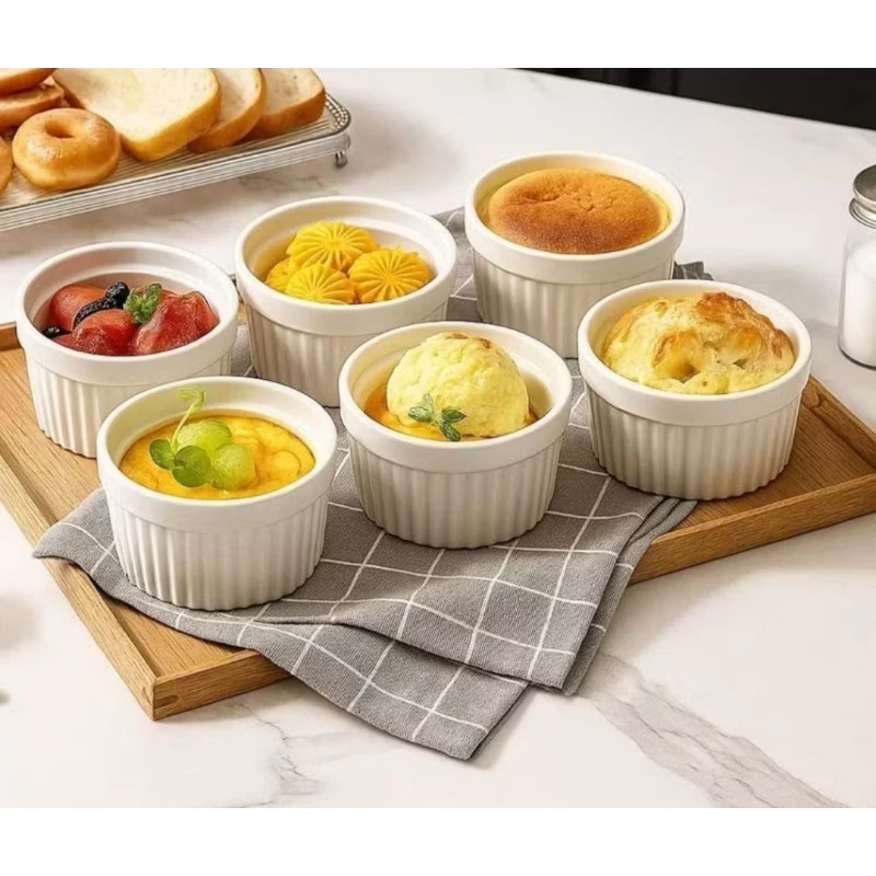Kit 5 a 50 Ramekin Plastico 100 ml canelado servir Molho Petisco Buffet 03 Casa das Tres Marias