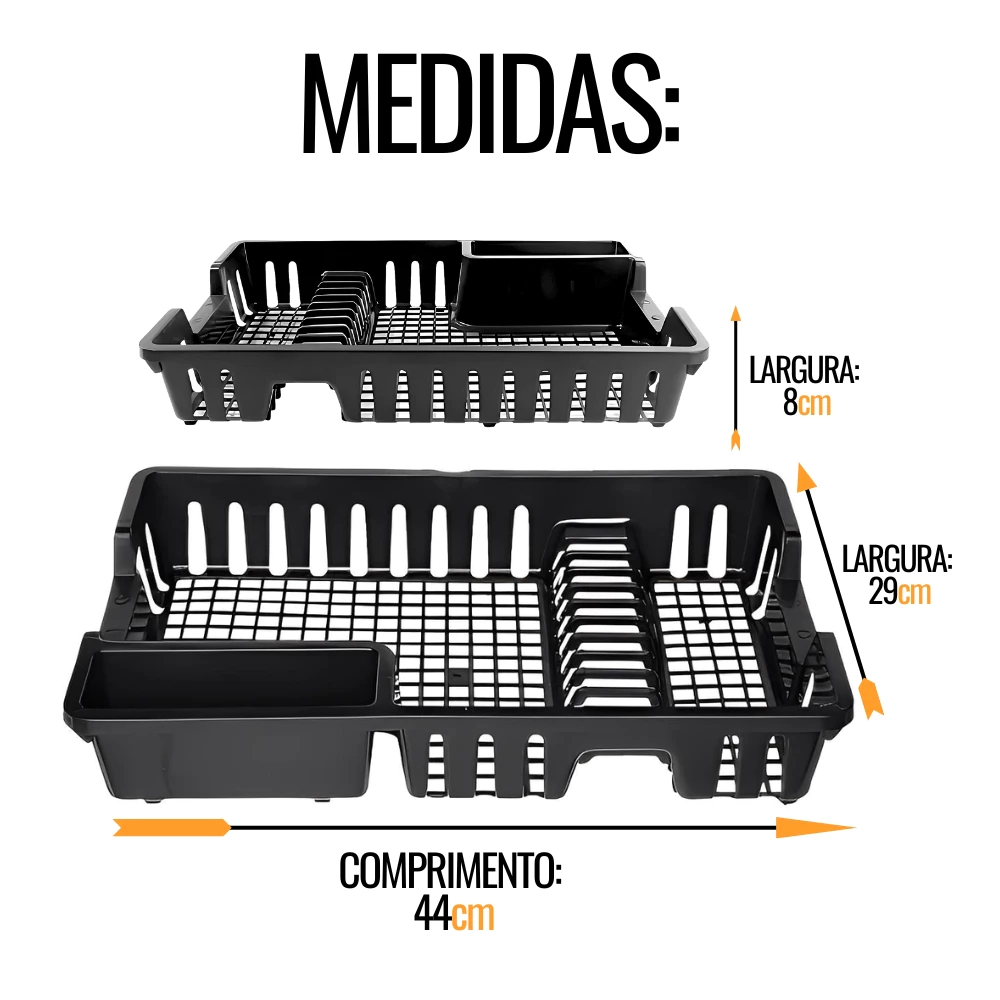 Kit Pia Cozinha Rattan Preto Lixeira 5L 7L Escorredor Dispenser Porta Detergente Rodo 02 Casa das Tres Marias