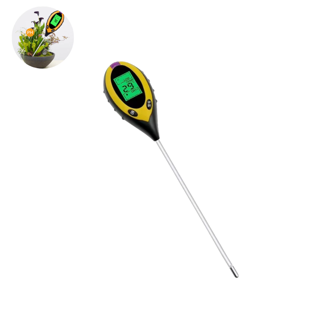 Medidor De Solo Plantas Digital 4 em 1