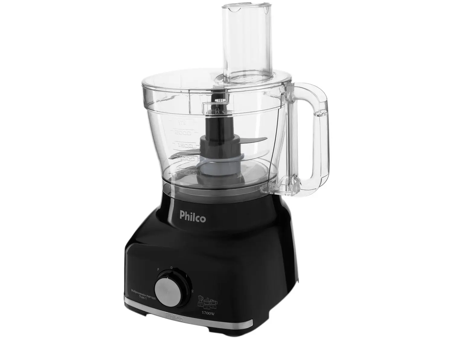 Multiprocessador de Alimentos Philco 1700W Preto 9 em 1 03 Casa das Tres Marias
