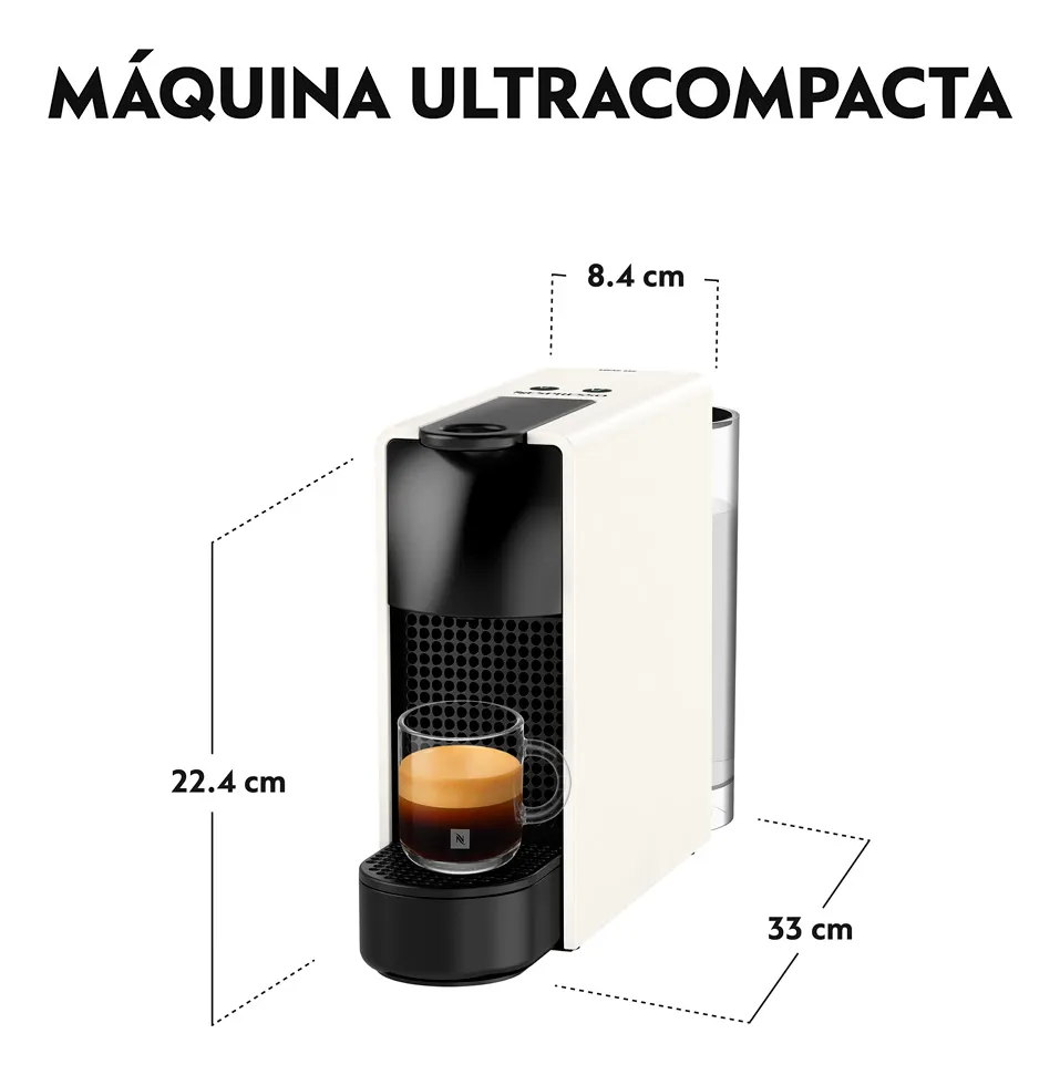 Página Inicial 29 Cafeteira Nespresso Essenza Mini Branca 03 Casa das Tres Marias